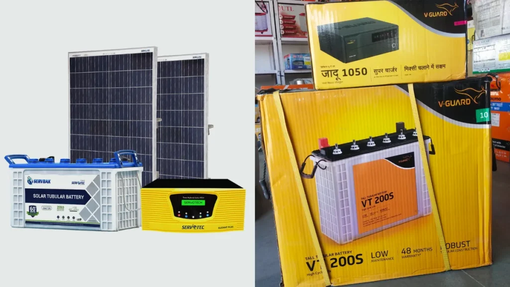 V-Guard Solar Inverter Combo
